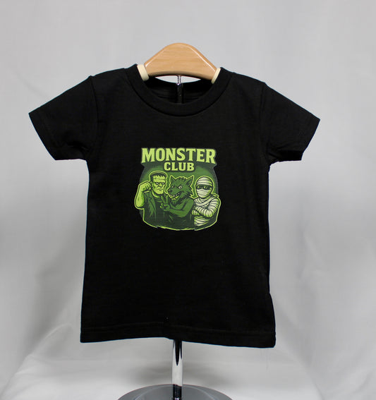 Monster Club Kids T-Shirt – Halloween Classic Monsters Tee for Boys & Girls