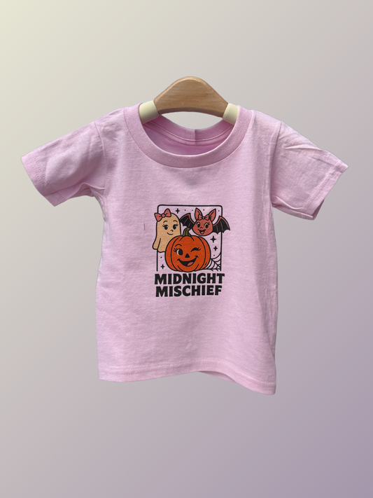✨ Midnight Mischief Kids Halloween Shirt 🎃👻🦇