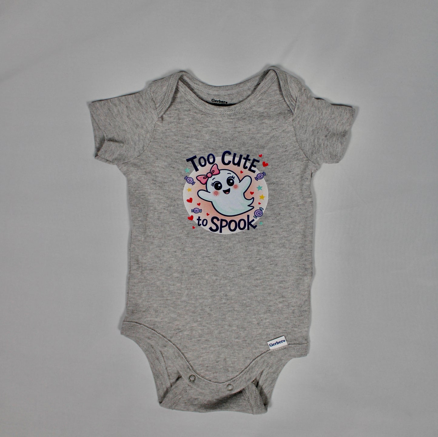 Too Cute to Spook Baby Onesie – Halloween Outfit for Babies | Infant Ghost Bodysuit, Fall Baby Clothes